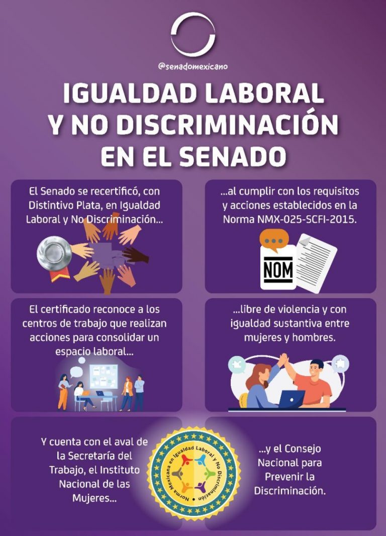 Igualdad Laboral Y No Discriminaci N En El Senado Recertificaci N Con