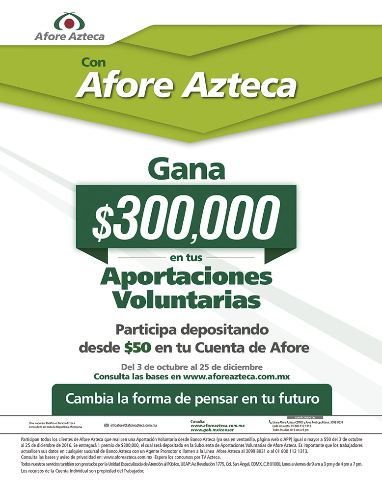 Photo of Con Afore Azteca gana $300,000