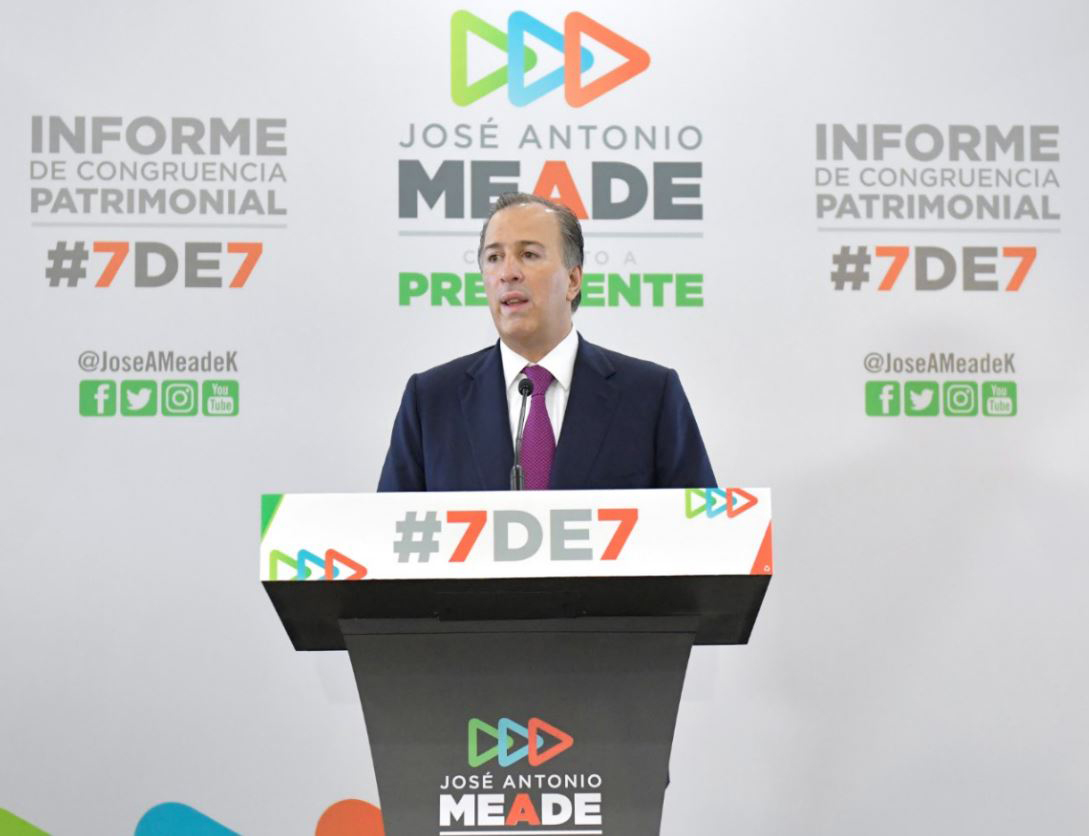 Photo of José Antonio Meade presentó su Informe de Congruencia Patrimonial #7DE7