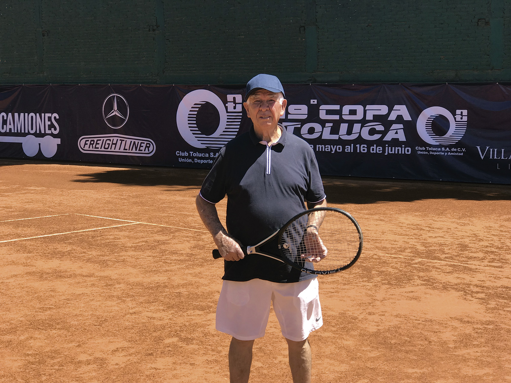 Photo of El mexicano Benito Salgado se lanza a Europa a conquistar el Campeonato  Mundial de Tenis de los 80 años 2018
