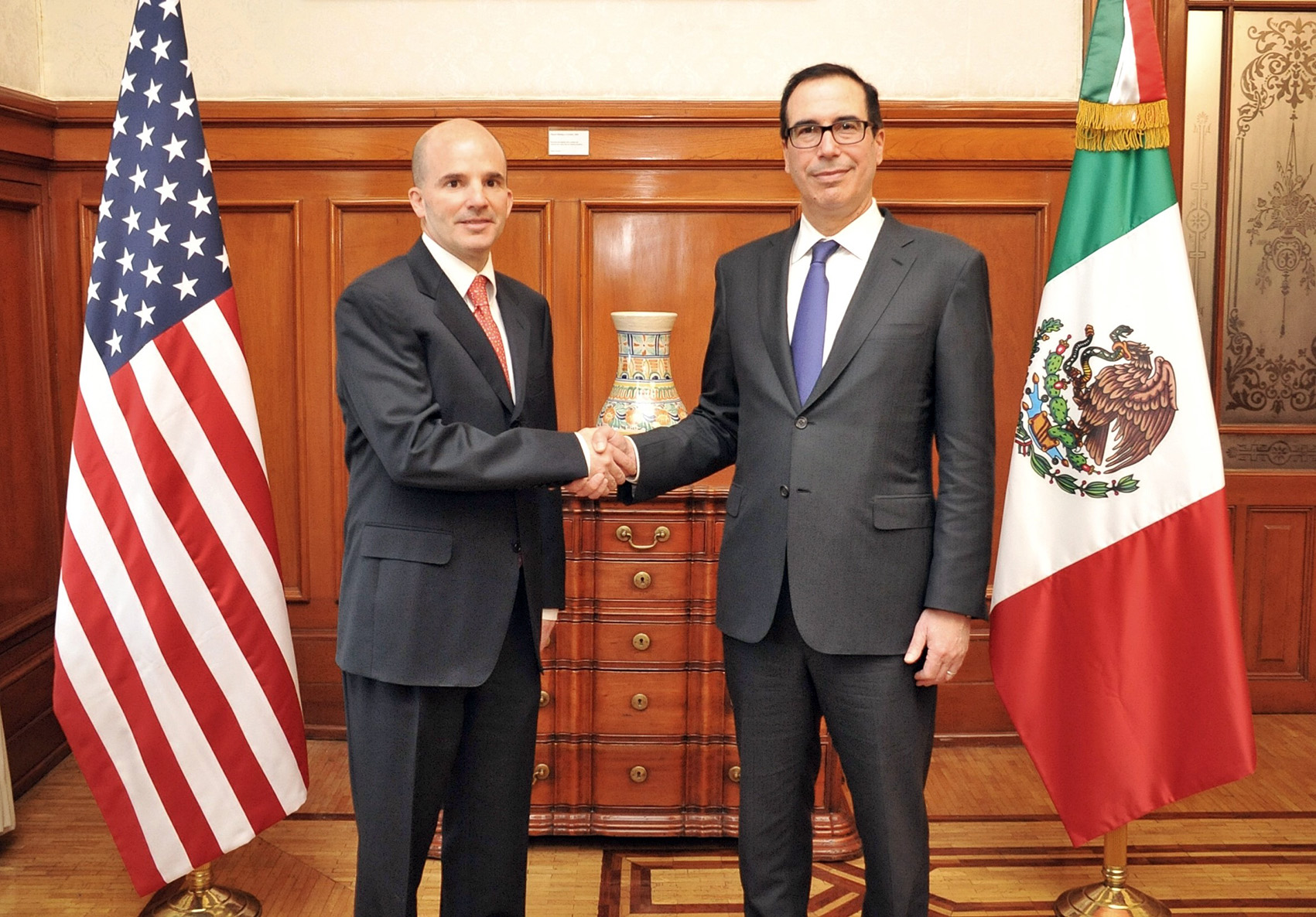 Photo of Reunión del Secretario José Antonio González Anaya con su homólogo estadounidense Steven Mnuchin
