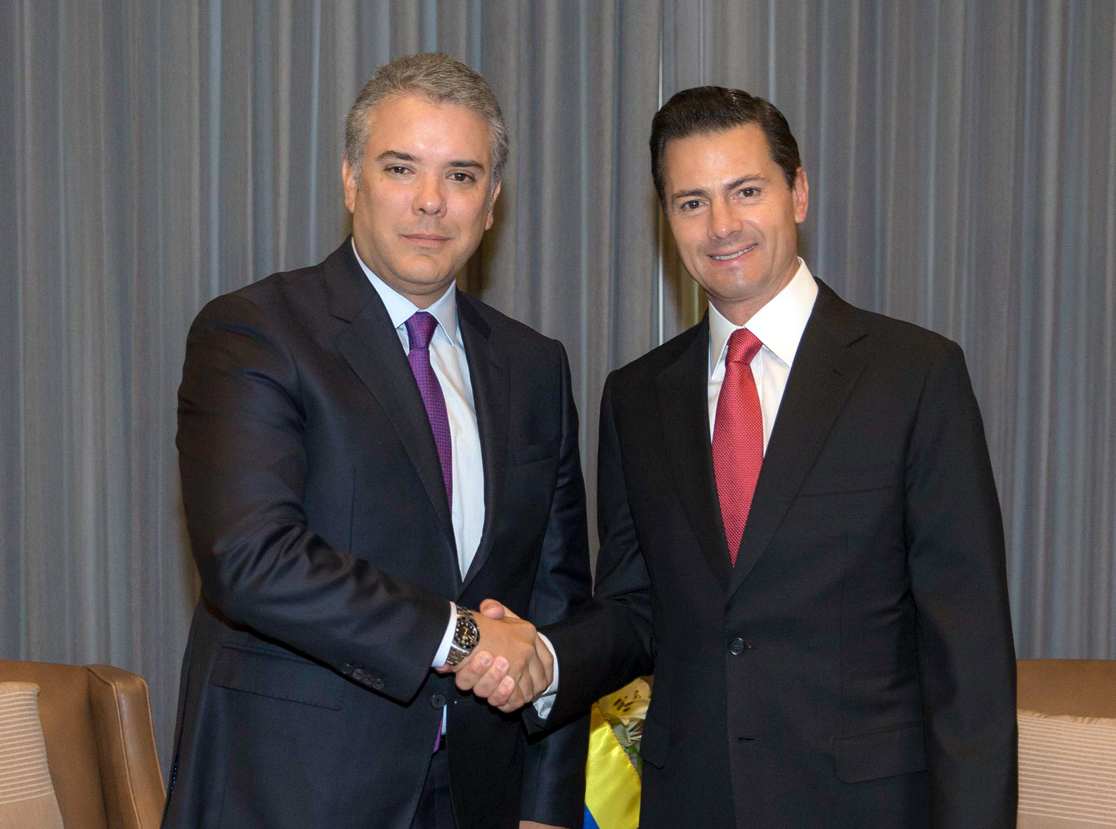 Photo of Se reúne el Presidente Enrique Peña Nieto con el Presidente electo de Colombia, Iván Duque
