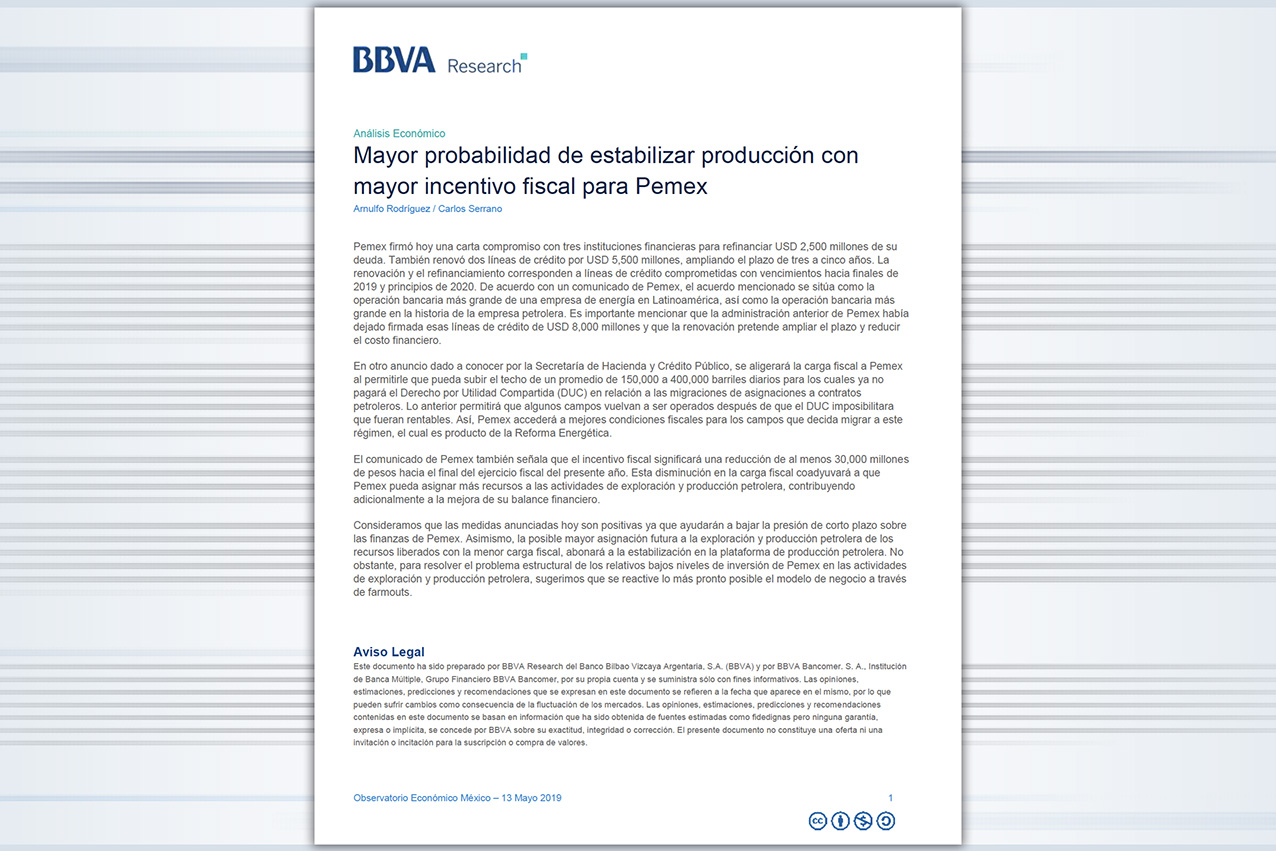 Photo of Mayor probabilidad de estabilizar producción con mayor incentivo fiscal para Pemex