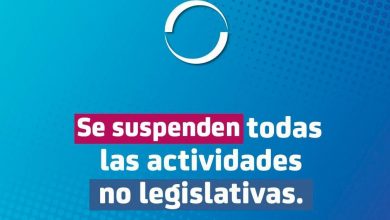 Photo of Se suspenden todas las actividades no legislativas