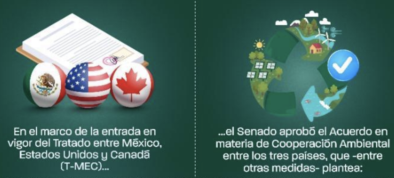 Acuerdo en materia de cooperación ambiental entre los gobiernos de