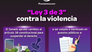 Photo of “Ley 3 de 3” Contra la Violencia