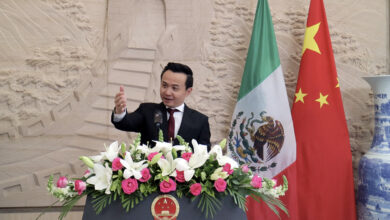 Photo of Discurso del Embajador Zhang Run en la recepción con tema del principio de Una Sola China