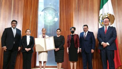 Photo of Entrega la Sala Superior del TEPJF la constancia de mayoría, de declaración de validez de la elección y de presidenta electa a Claudia Sheinbaum Pardo