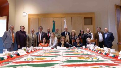Photo of Patriótica sesión del Club Rotario Plateros Centro Histórico, en el Club de Banqueros de México