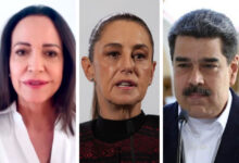 Photo of No se dignó Claudia felicitar a Corina Machado que obtuvo el Premio Nobel de la Paz 2025