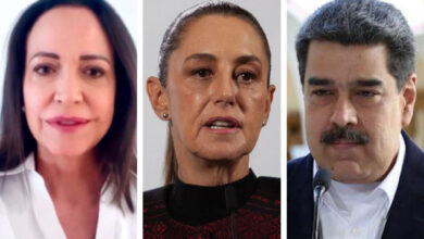 Photo of No se dignó Claudia felicitar a Corina Machado que obtuvo el Premio Nobel de la Paz 2025