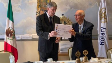 Photo of Rotarios celebran la Constitución de 1917